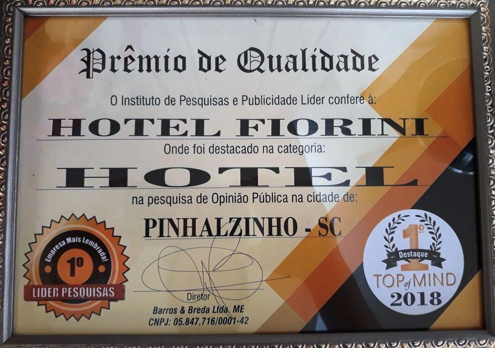 Hotel Fiorini Ltda Pinhalzinho  Exteriér fotografie